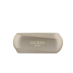 Guess Elongated Metallic Classic Printed Logo True Wireless ENC Earphones (Gold - GUTWSC2MCDSD) - Image 3
