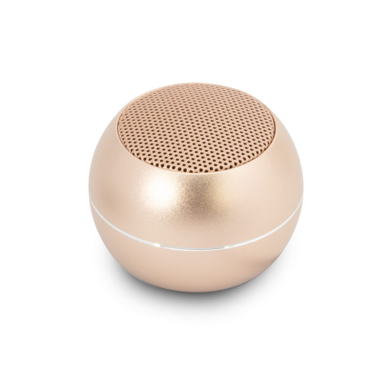 Guess Mini Φορητό Αλουμινένιο Ηχείο Bluetooth 3W με 4 ώρες αυτονομία (χρυσό) - Image 4