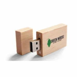 USB Flash Drive 32GB GreenMouse σε χρώμα ξύλου - 46956586