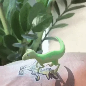 HoloToyz - Jurassic Dinos Augmented Reality Τατουαζ Επαυξημένης πραγματικότητας που ζωντανεύουν σε κινούμενα σχέδια - Image 3