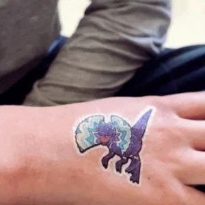 HoloToyz - Jurassic Dinos Augmented Reality Τατουαζ Επαυξημένης πραγματικότητας που ζωντανεύουν σε κινούμενα σχέδια - Image 4