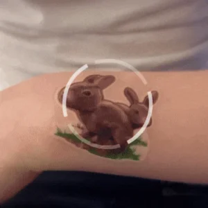 HoloToyz - Pet Party Augmented Reality Τατουαζ Επαυξημένης πραγματικότητας που ζωντανεύουν σε κινούμενα σχέδια - Image 3