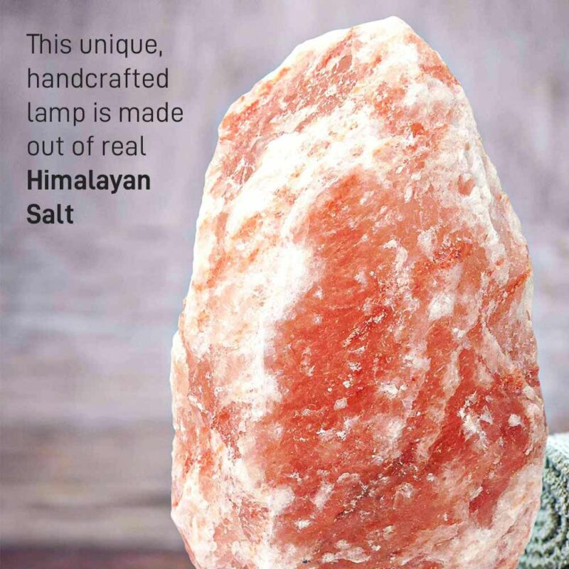 Himalayan Salt Lamp – Φυσικό Φωτιστικό από Αλάτι Ιμαλαΐων με Ρυθμιζόμενο Φως - Image 5