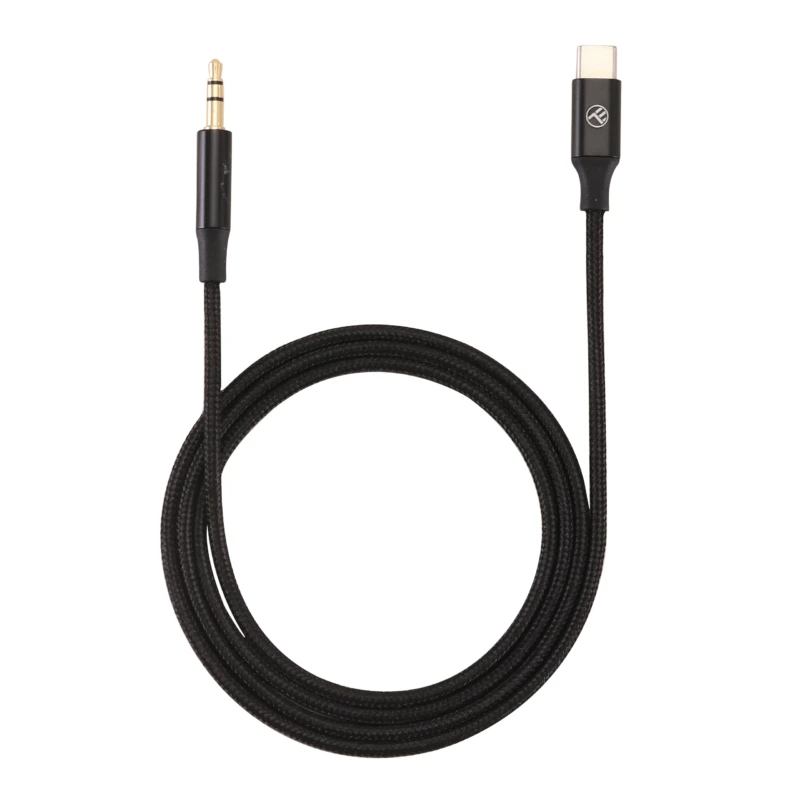 Tellur - USB-C to 3.5mm Audio Cable - Black - Καλώδιο ήχου USB-C σε υποδοχή 3