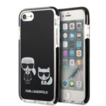 Karl Lagerfeld Ikonik Case “Karl & Choupette” Θήκη προστασίας από σκληρό πλαστικό – iPhone 7/8/SE (Μαύρο – KLHCI8TPEKCK) - Image 2
