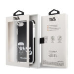 Karl Lagerfeld Ikonik Case “Karl & Choupette” Θήκη προστασίας από σκληρό πλαστικό – iPhone 7/8/SE (Μαύρο – KLHCI8TPEKCK) - Image 3