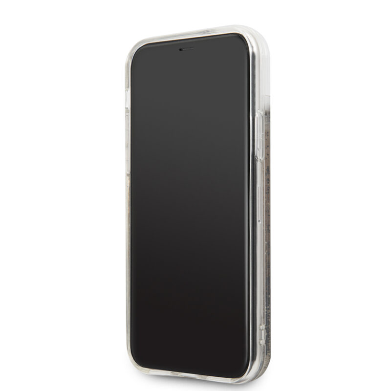 Karl Lagerfeld "Karl Logo Glitter Cover" Hard Case Θήκη προστασίας από σιλικόνη – iPhone 11 (Clear Glitter / Black / Gold) - Image 5