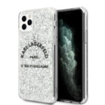 Karl Lagerfeld “St.Guillaume Logo Collection” Glitter Flakes Cover Θήκη προστασίας από σιλικόνη – iPhone 11 Pro Max (KLHCN65TRFGSL) - Image 2