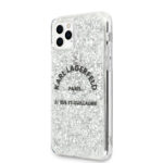Karl Lagerfeld “St.Guillaume Logo Collection” Glitter Flakes Cover Θήκη προστασίας από σιλικόνη – iPhone 11 Pro Max (KLHCN65TRFGSL) - Image 3