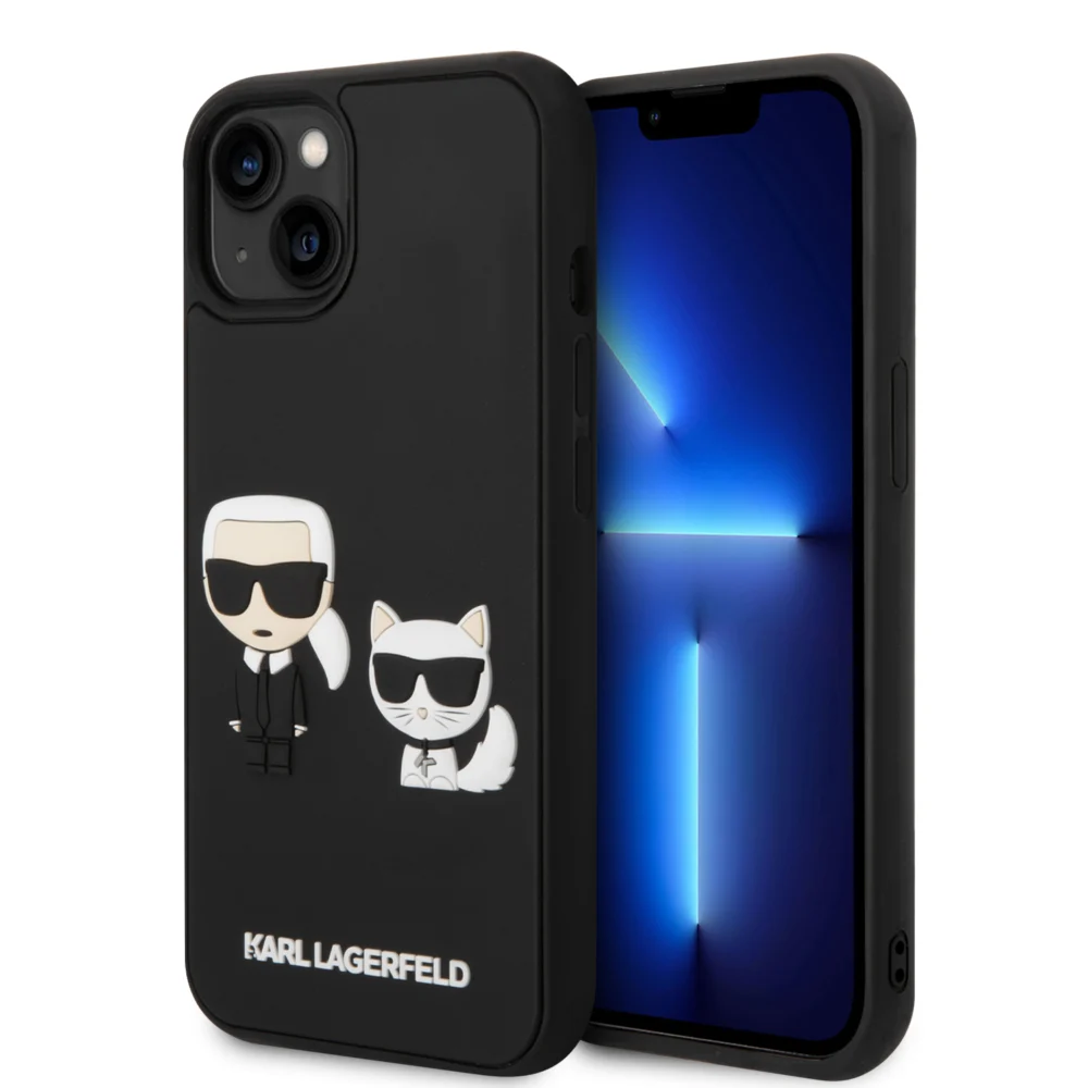 Karl Lagerfeld 3D Rubber Case Karl & Choupette Θήκη προστασίας από σιλικόνη – iPhone 14 Plus (Μαύρο - KLHCP14M3DRKCK) Karl Lagerfeld 3D Rubber Case Karl & Choupette Θήκη προστασίας από σιλικόνη – iPhone 14 Plus (Μαύρο - KLHCP14M3DRKCK)