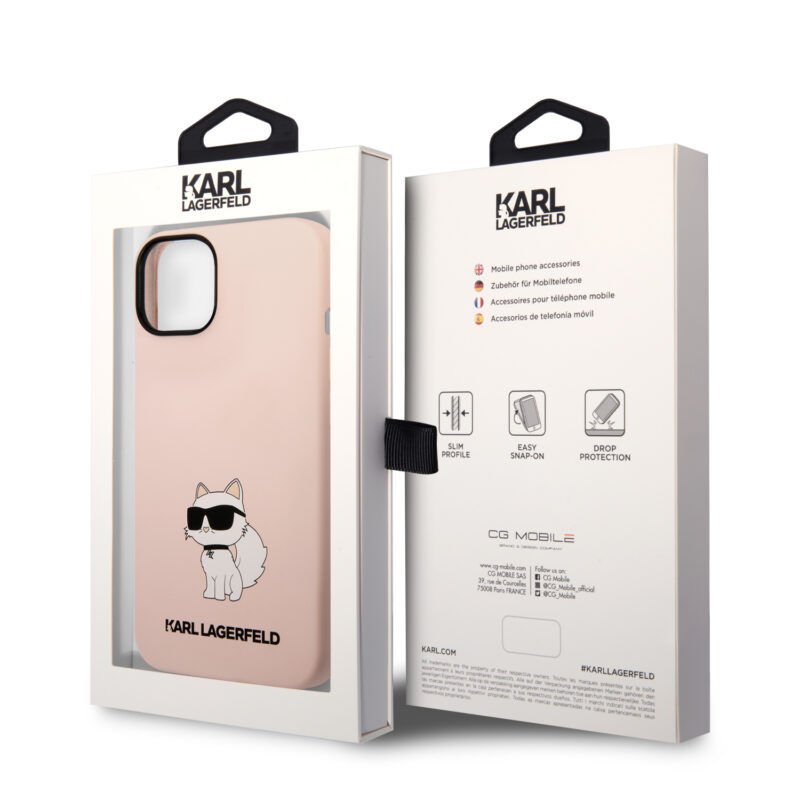Karl Lagerfeld “Choupette NFT” Hard Case Θήκη προστασίας από σιλικόνη – iPhone 14 Plus (Ροζ – KLHCP14MSNCHBCP) - Image 3