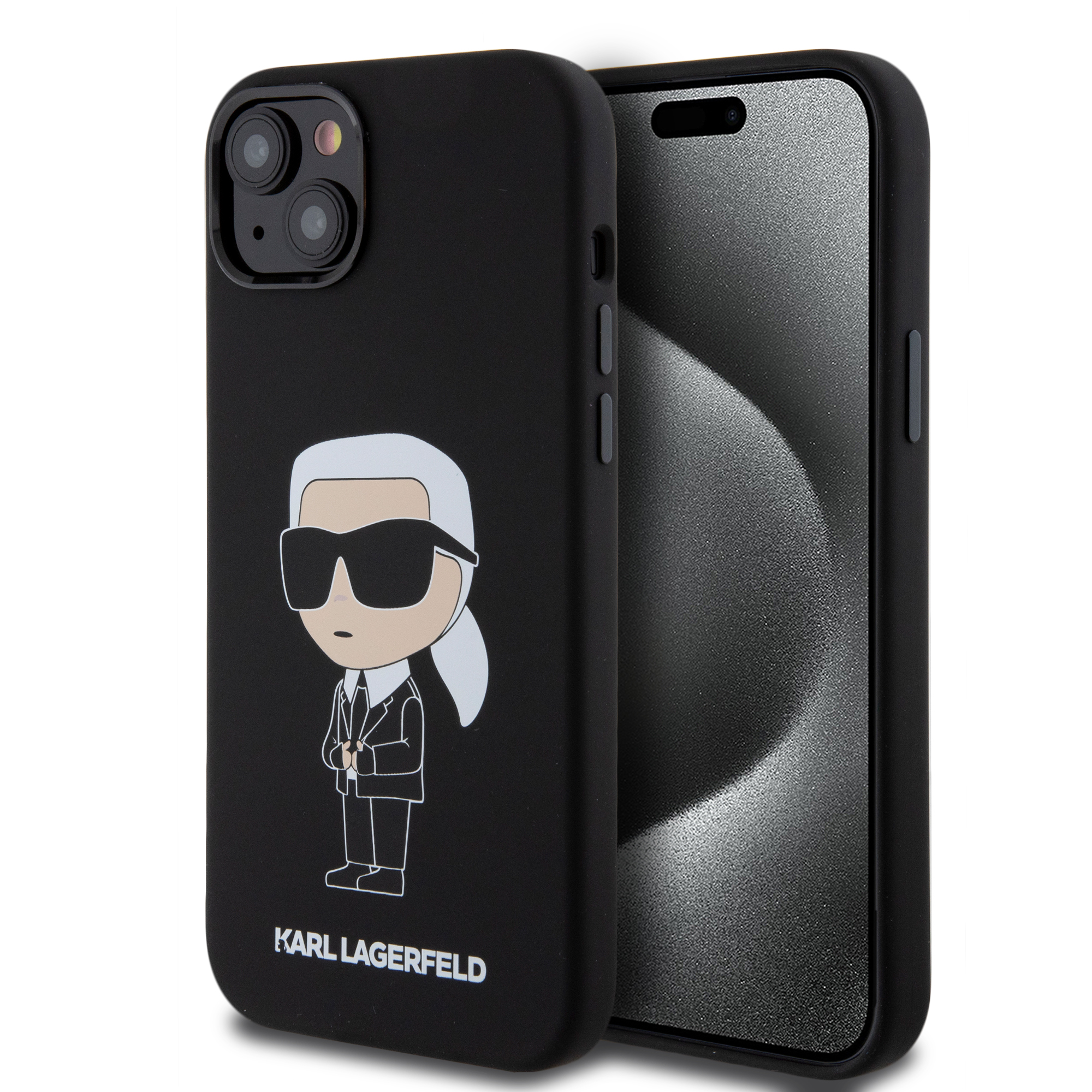 Karl Lagerfeld “Ikonik NFT” Hard Case Θήκη προστασίας από σιλικόνη – iPhone 15 Plus (Μαύρο – KLHCP15MSNIKBCK) Karl Lagerfeld “Ikonik NFT” Hard Case Θήκη προστασίας από σιλικόνη – iPhone 15 Plus (Μαύρο – KLHCP15MSNIKBCK)