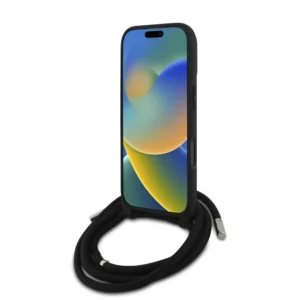 Karl Lagerfeld 3D Raised Round Logo Crossbody Case Θήκη προστασίας από σκληρό πλαστικό – iPhone 16 Pro (Μαύρο – KLHCP16L3DRKLCPCH) - Image 5