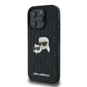 Karl Lagerfeld Monogram Ikonik Patch Saffiano Case Θήκη προστασίας από δερματίνη – iPhone 16 Pro (Μαύρο – KLHCP16LPGKLKCPK) - Image 3
