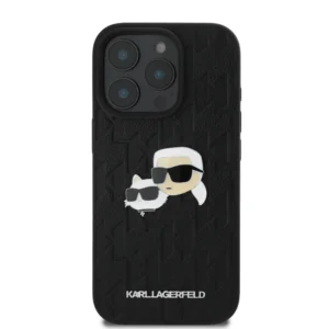 Karl Lagerfeld Monogram Ikonik Patch Saffiano Case Θήκη προστασίας από δερματίνη – iPhone 16 Pro (Μαύρο – KLHCP16LPGKLKCPK) - Image 4