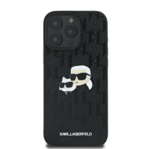 Karl Lagerfeld Monogram Ikonik Patch Saffiano Case Θήκη προστασίας από δερματίνη – iPhone 16 Pro Max (Μαύρο – KLHCP16XPGKLKCPK) - Image 4