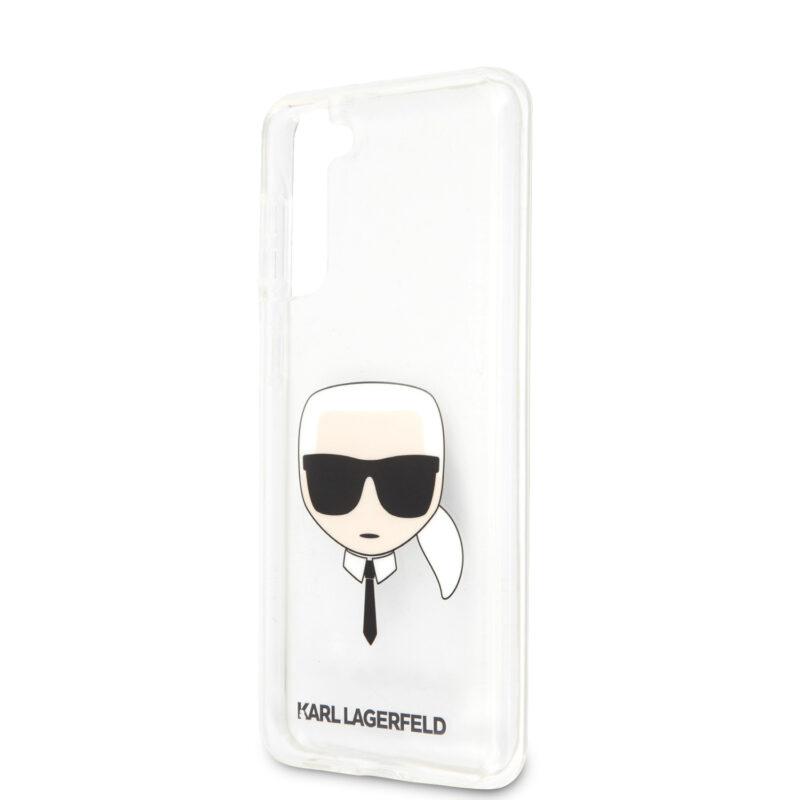 Karl Lagerfeld “Karl's Head” Διάφανη θήκη προστασίας από σιλικόνη – Samsung Galaxy S21 Plus G996 (KLHCS21MKTR - Διάφανη) - Image 5