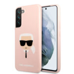 Karl Lagerfeld Saffiano Leather Hard Case Karl's Head Θήκη προστασίας από σιλικόνη – Samsung Galaxy S22 Plus (ροζ - KLHCS22MSLKHPI) - Image 2