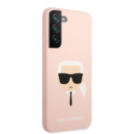 Karl Lagerfeld Saffiano Leather Hard Case Karl's Head Θήκη προστασίας από σιλικόνη – Samsung Galaxy S22 Plus (ροζ - KLHCS22MSLKHPI) - Image 5