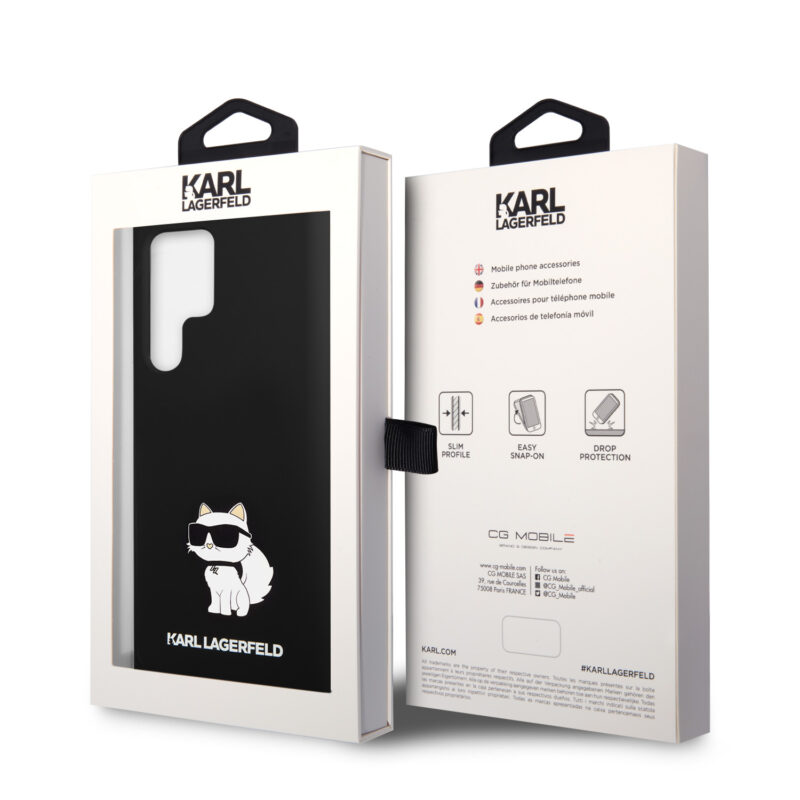 Karl Lagerfeld “Choupette NFT” Hard Case Θήκη προστασίας από σιλικόνη – Samsung Galaxy S23 Ultra (Μαύρο – KLHCS23LSNCHBCK) - Image 3
