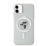 Karl Lagerfeld Magsafe Ringstand Case IML Karl+Choupette Θήκη προστασίας από σκληρό πλαστικό για iPhone 11 (Clear – KLHMN61HGKCNOT) - Image 4