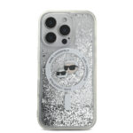 Karl Lagerfeld Magsafe Ringstand Liquid Glitter Hard Case Θήκη προστασίας από σκληρό πλαστικό – iPhone 16 Pro (Glitter Διάφανη – KLHMP16LLGKCSGH) - Image 4