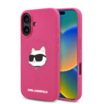 Karl Lagerfeld Magsafe Silicone Case "Choupette's Head" Θήκη προστασίας από σιλικόνη – iPhone 16 (Fuchsia – KLHMP16SSCHPPLF) - Image 2
