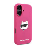 Karl Lagerfeld Magsafe Silicone Case "Choupette's Head" Θήκη προστασίας από σιλικόνη – iPhone 16 (Fuchsia – KLHMP16SSCHPPLF) - Image 5
