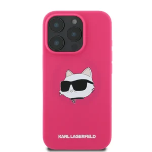 Karl Lagerfeld Magsafe Silicone Case "Choupette's Head" Θήκη προστασίας από σιλικόνη – iPhone 16 Pro Max (Fuchsia – KLHMP16XSCHPPLF) - Image 4