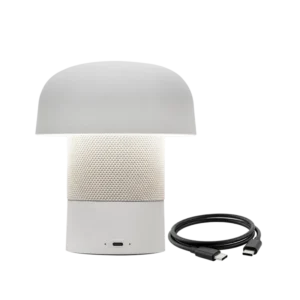 kooduu Sensa PLAY Mini – Φορητό Ηχείο – Λάμπα με LED & Ήχο by JBL (Cloudy White) - Image 3