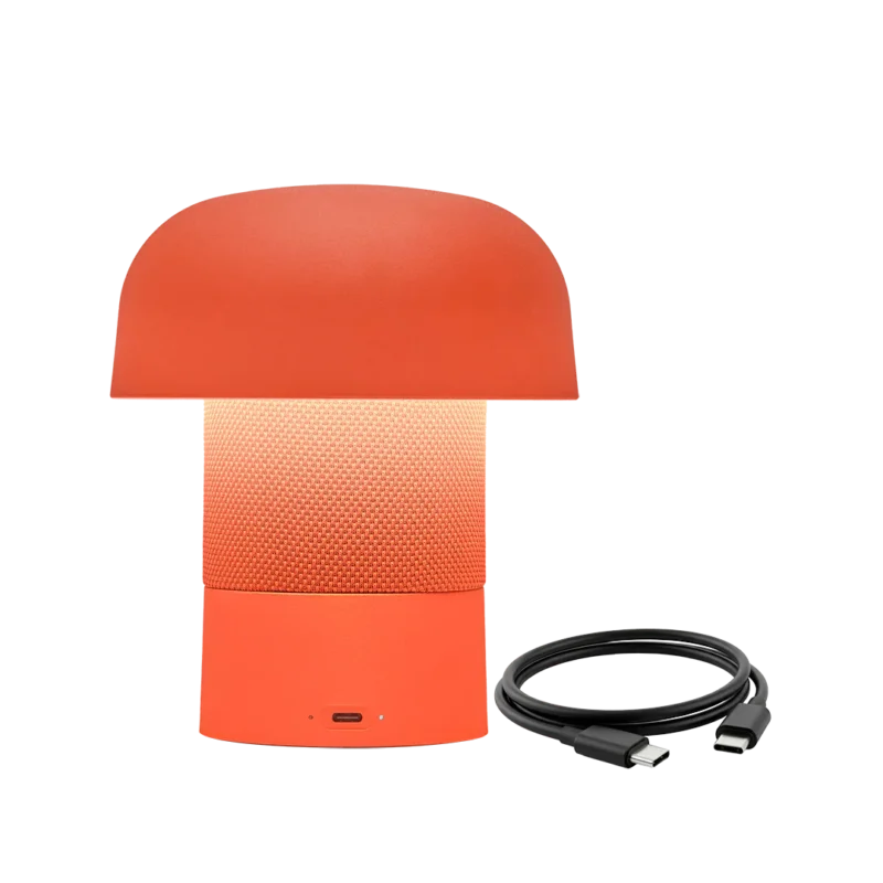 kooduu Sensa PLAY Mini – Φορητό Ηχείο – Λάμπα με LED & Ήχο (Orange) - Image 5