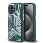 Lacoste Graffiti Hard Case Θήκη προστασίας από Liquid σιλικόνη για iPhone 15 Pro (Πράσινο/Λευκό– LCHCP15LGRAH) - Image 2