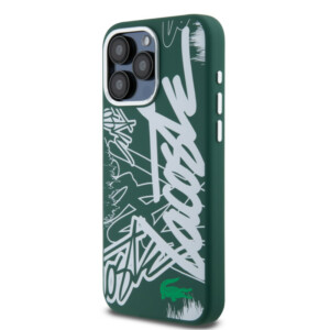 Lacoste Graffiti Hard Case Θήκη προστασίας από Liquid σιλικόνη iPhone 15 Pro Max (Πράσινο/Λευκό) - Image 3