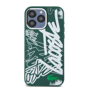 Lacoste Graffiti Hard Case Θήκη προστασίας από Liquid σιλικόνη iPhone 15 Pro Max (Πράσινο/Λευκό) - Image 4