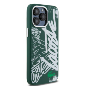 Lacoste Graffiti Hard Case Θήκη προστασίας από Liquid σιλικόνη iPhone 15 Pro Max (Πράσινο/Λευκό) - Image 5