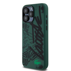 Lacoste Graffiti Hard Case Θήκη προστασίας από Liquid σιλικόνη iPhone 15 Pro Max (Πράσινο/Μαύρο) - Image 3