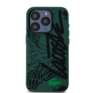 Lacoste Graffiti Hard Case Θήκη προστασίας από Liquid σιλικόνη iPhone 15 Pro Max (Πράσινο/Μαύρο) - Image 4