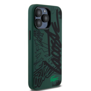 Lacoste Graffiti Hard Case Θήκη προστασίας από Liquid σιλικόνη iPhone 15 Pro Max (Πράσινο/Μαύρο) - Image 5