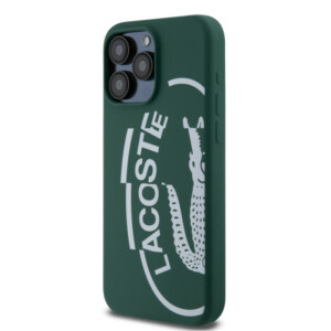 Lacoste Oval Logo Hard Case Θήκη προστασίας από Σιλικόνη για iPhone 15 Pro Max (Πράσινο/Λευκό) - Image 3