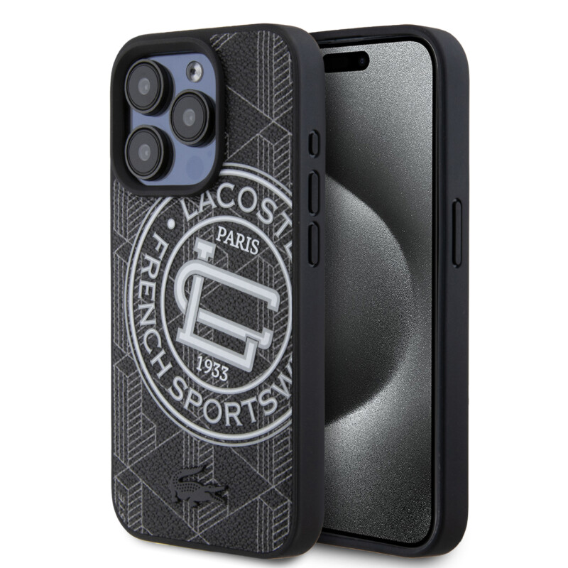 Lacoste Magsafe PVC Mono Sportswear Hard Case Θήκη προστασίας από σκληρό πλαστικό για iPhone 15 Pro (Sinople/Black) Lacoste Magsafe PVC Mono Sportswear Hard Case Θήκη προστασίας από σκληρό πλαστικό για iPhone 15 Pro (Sinople/Black)