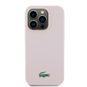 Lacoste Magsafe Croc Logo Hard Case Θήκη προστασίας από Σιλικόνη για iPhone 15 Pro (Ροζ) - Image 4