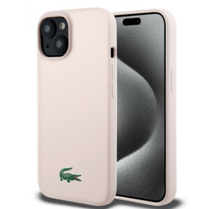 Lacoste Magsafe Croc Logo Hard Case Θήκη προστασίας από Σιλικόνη για iPhone 15 (Ροζ) - Image 2
