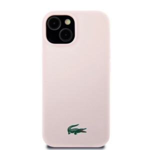 Lacoste Magsafe Croc Logo Hard Case Θήκη προστασίας από Σιλικόνη για iPhone 15 (Ροζ) - Image 4