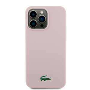 Lacoste Magsafe Croc Logo Hard Case Θήκη προστασίας από Σιλικόνη για iPhone 15 Pro Max (Ροζ) - Image 4