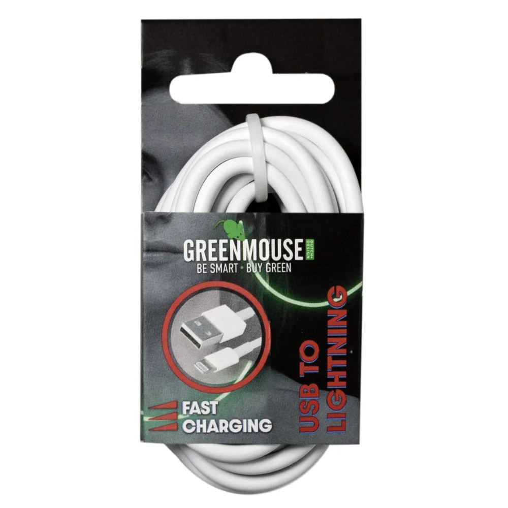 Καλώδιο φόρτισης και δεδομένων GreenMouse – Lightning 2