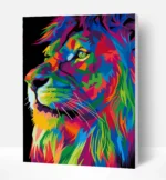 Splat Planet Σετ Ζωγραφικής με Αριθμούς "Lion" σε Καμβά με Τελάρο 30x40cm - Image 4