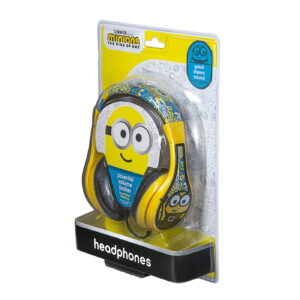 eKids Minions Ενσύρματα Ακουστικά με ασφαλή μέγιστη ένταση ήχου για παιδιά και εφήβους (MS-140) (Κίτρινο/Μαύρο) - Image 4