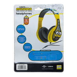 eKids Minions Ενσύρματα Ακουστικά με ασφαλή μέγιστη ένταση ήχου για παιδιά και εφήβους (MS-140) (Κίτρινο/Μαύρο) - Image 5