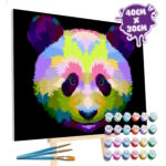 Splat Planet Σετ Ζωγραφικής με Αριθμούς "Panda" σε Καμβά με Τελάρο 30x40cm - Image 2