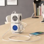 Allocacoc PowerCube Original 5 Outlets – UK 1,5m  (Blue) - Πολύπριζο 5 θέσεων UK 1,5 m Μπλε - (7300BL/UKEXPC) - Image 4